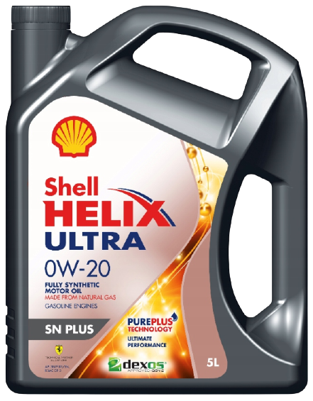 Моторное масло SHELL 0W20 HELIX ULTRA SN PLUS, 5л (SHELL: SHELL 0W20 HELIX ULTRA SN PLUS5)